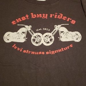 Black motorcycle shirt